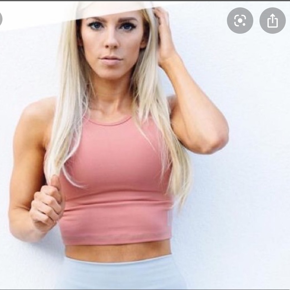 BuffBunny Aurora Crop - Mauve - size small